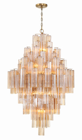 Addis 20 Light Aged Brass Chandelier - C193-ADD-319-AG-AM