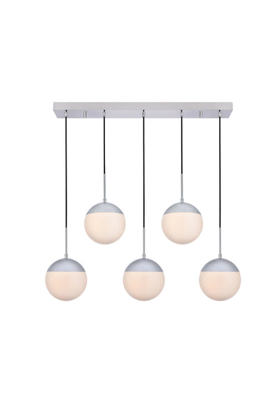 ZC121-LD6082C - Living District: Eclipse 5 Lights Chrome Pendant With ...