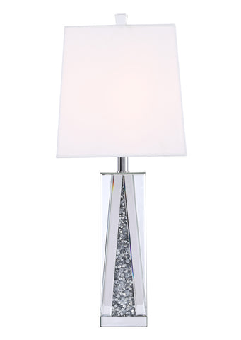 ZC121-ML9334 - Regency Decor: Sparkle Collection 1-Light Silver Crystal Table Lamp