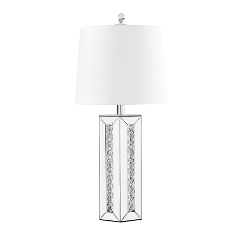 ZC121-ML9308 - Regency Decor: Sparkle Collection 1-Light Silver Finish Table Lamp