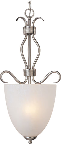 Basix 2-Light Entry Foyer Pendant Satin Nickel - C157-10130ICSN