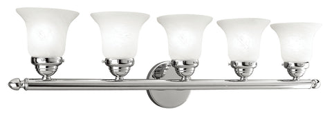 Livex Neptune 5 Light Polished Chrome Bath Light - C185-1065-05