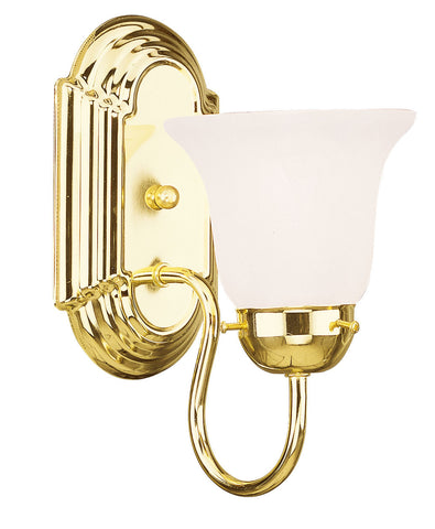 Livex Riviera 1 Light Polished Brass Bath Light - C185-1071-02