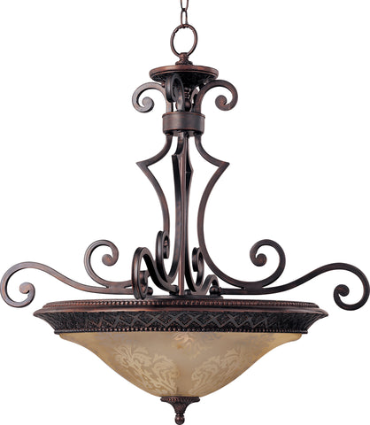 Symphony 3-Light Invert Bowl Pendant Oil Rubbed Bronze - C157-11242SAOI