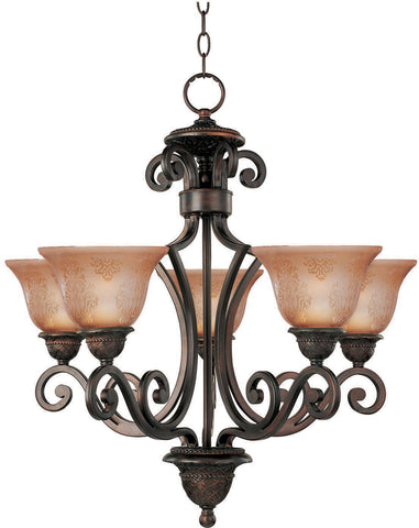 Symphony 5-Light Chandelier Oil Rubbed Bronze - C157-11244SAOI