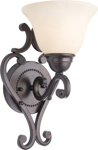 Manor 1-Light Wall Sconce Oil Rubbed Bronze - C157-12211FIOI