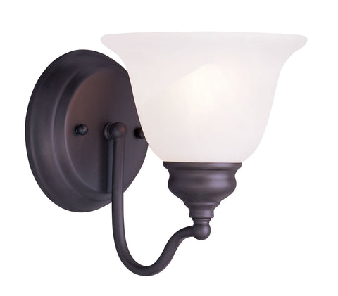 Livex Essex 1 Light Bronze Bath Light - C185-1351-07