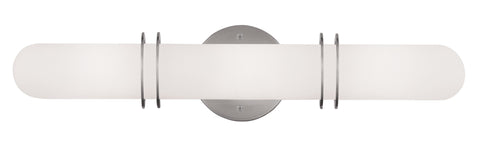 Livex Pelham 3 Light Brushed Nickel Bath Light - C185-1903-91