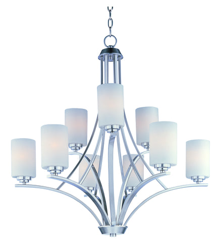 Deven 9-Light Chandelier Satin Nickel - C157-20036SWSN