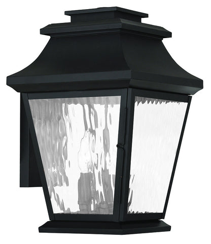 Livex Hathaway 3 Light Black Outdoor Wall Lantern - C185-20235-04