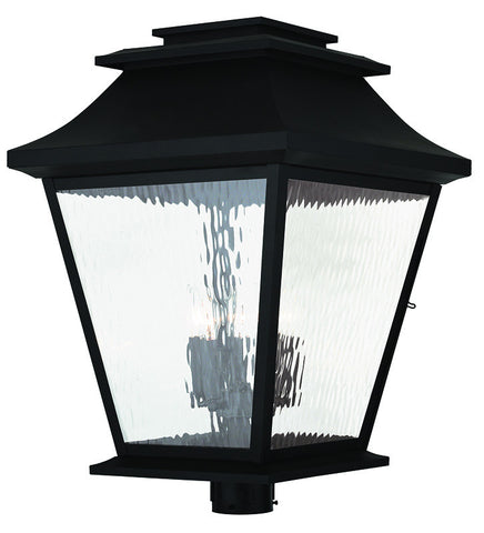 Livex Hathaway 5 Light Black Outdoor Post Lantern - C185-20248-04