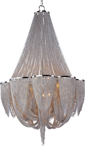 Chantilly 12-Light Chandelier Polished Nickel - C157-21466NKPN