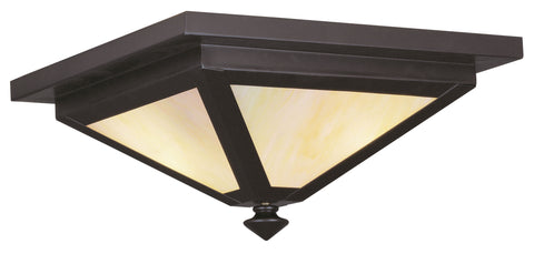 Livex Montclair Mission 3 Light Bronze Outdoor Ceiling Mount - C185-2148-07