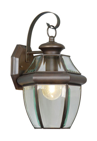 Livex Monterey 1 Light Bronze Outdoor Wall Lantern - C185-2151-07