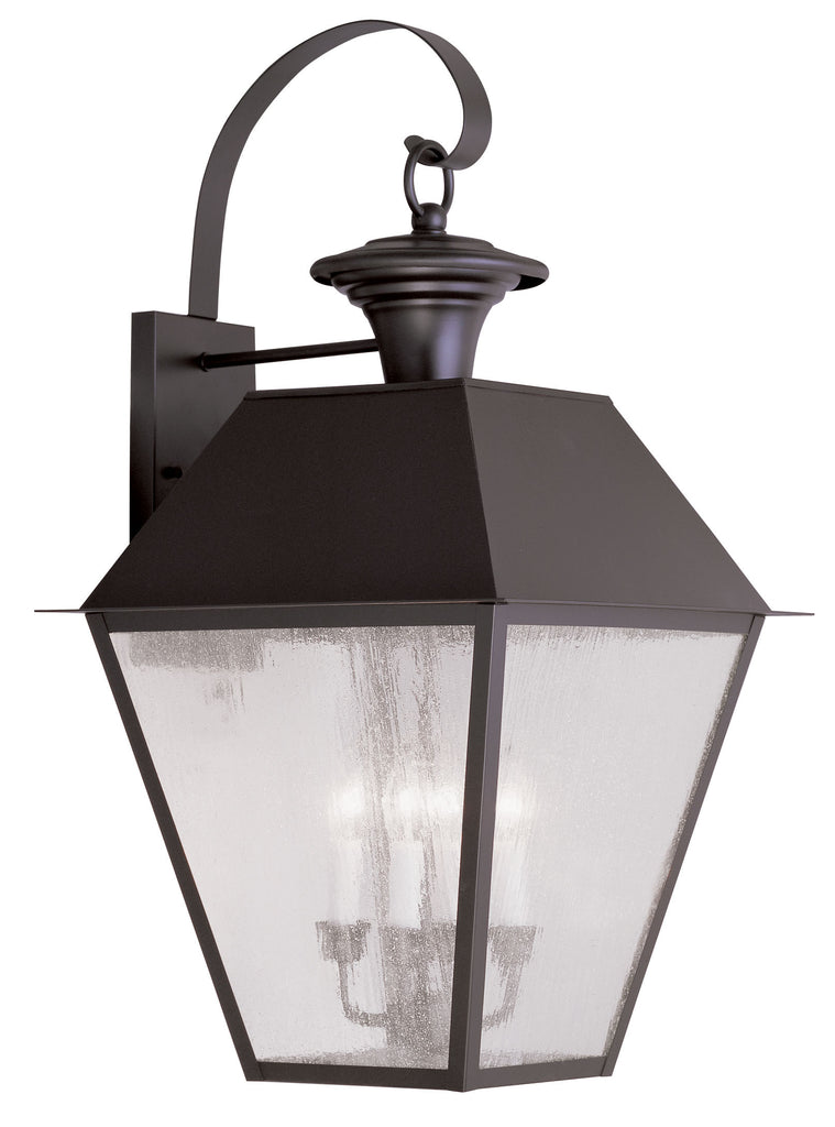 Livex Mansfield 4 Light Bronze Outdoor Wall Lantern - C185-2172-07