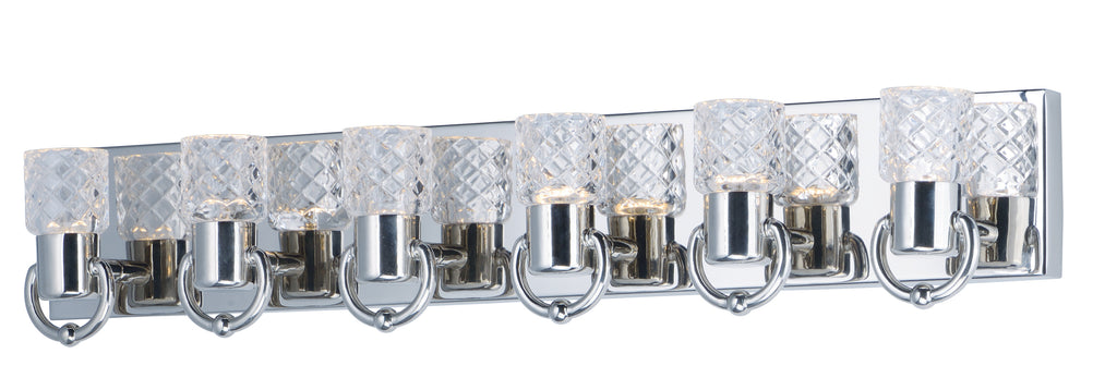 Crystol 6 Light LED Wall Sconce Polished Nickel - C157-24704CLPN