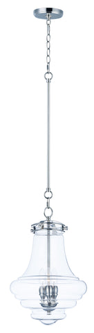 Retro 3-Light Pendant Polished Nickel - C157-25187CLPN