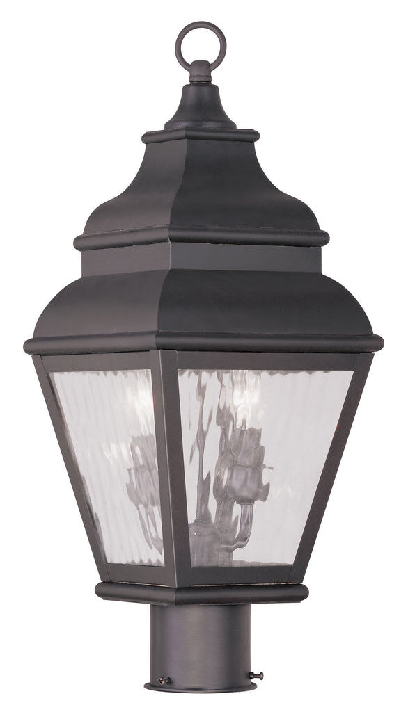 Livex Exeter 2 Light Bronze Outdoor Post Lantern - C185-2603-07