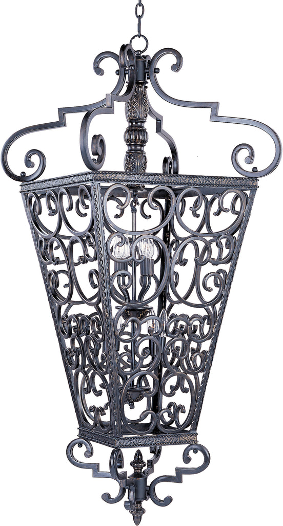 Southern 8-Light Entry Foyer Pendant Kentucky Bronze - C157-2938KB