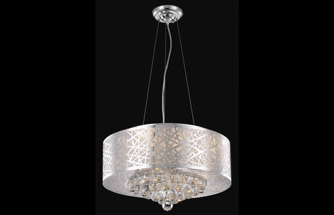 C121-2078D20C/RC - Regency Lighting: Prism 7 light Chrome Pendant Clear Royal Cut Crystal