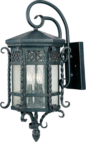 Scottsdale 3-Light Outdoor Wall Lantern Country Forge - C157-30124CDCF
