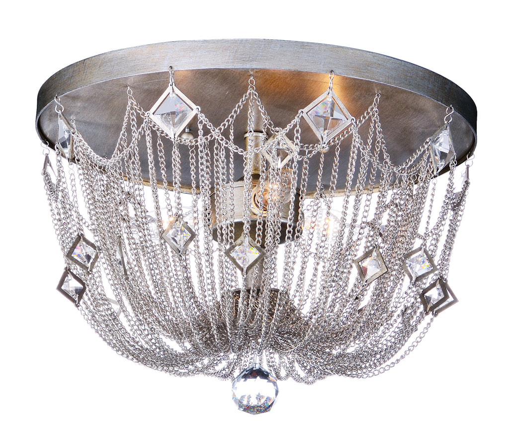 Alessandra 3-Light Flush Mount Silver Mist - C157-30270SM