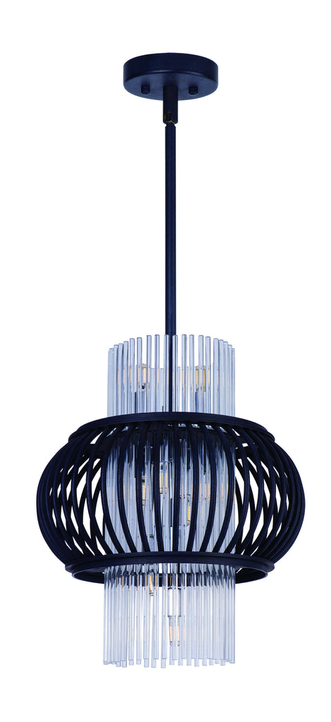 Aviary LED 12-Light Pendant Anthracite - C157-38385CLAR