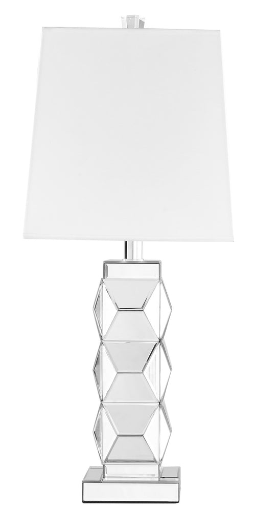 ZC121-ML9303 - Regency Decor: Sparkle Collection 1-Light Silver Finish Table Lamp