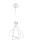 ZC121-5105D18WH - Regency Lighting: Dahlia 3 light in White Pendant