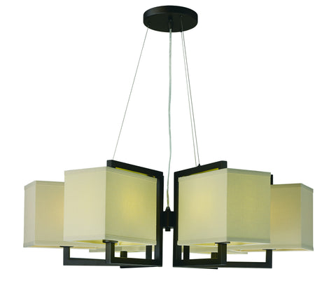 Baldwin 6-Light Pendant Dark Bronze - C157-43556LNDBZ