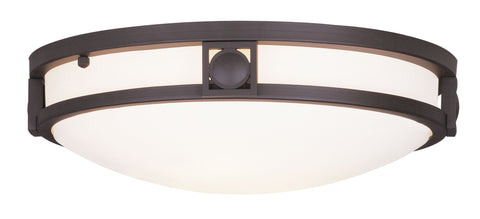 Livex Titania 2 Light Bronze Ceiling Mount - C185-4487-07