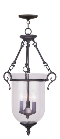 Livex Legacy 3 Light Bronze Chain Lantern - C185-5025-07