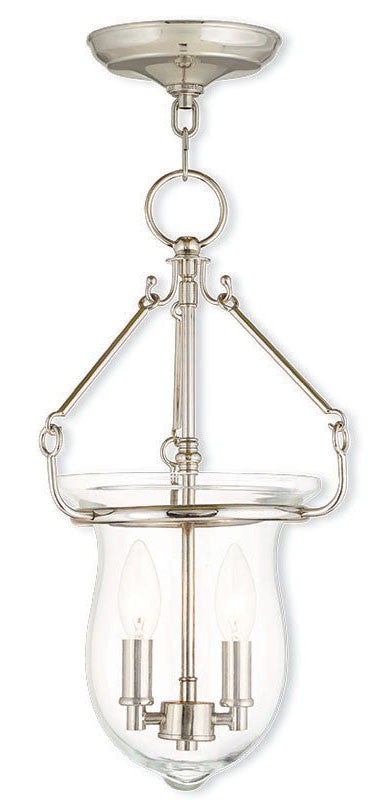 Livex Canterbury 2 Light Polished Nickel Pendant - C185-50294-35