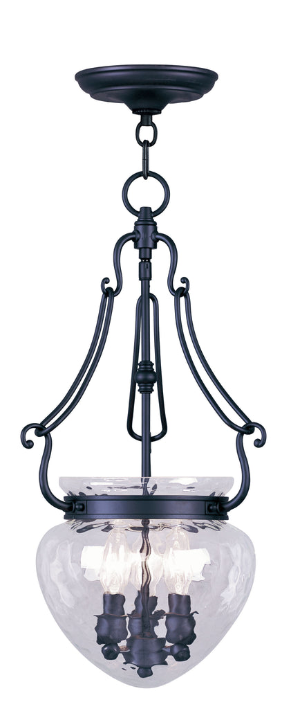 Livex Duchess 3 Light Black Chain Lantern  - C185-5043-04