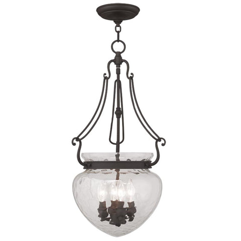 Livex Duchess 4 Light Bronze Chain Lantern  - C185-5044-07