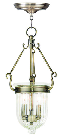 Livex Coventry 2 Light Antique Brass Pendant - C185-50513-01