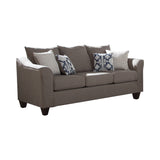 Set of 3 - Salizar Flared Arm Sofa +Loveseat +Chair Grey - D300-10071