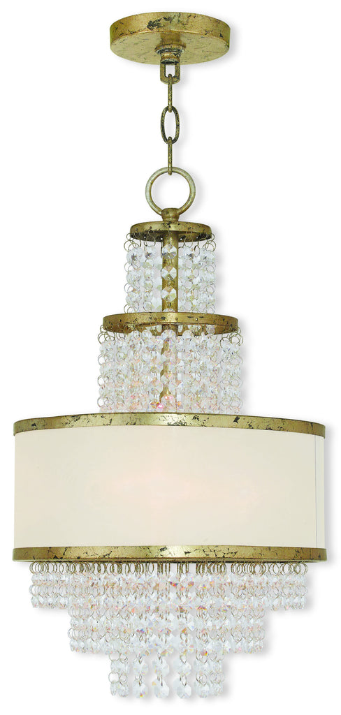 Livex Prescott 3 Light Winter Gold Mini Chandelier - C185-50783-28