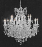 Set of 2-1 Chandelier Crystal Lighting Empress Crystal (TM) Chandeliers H 38" W37" and 1 Large Foyer/Entryway Maria Theresa Empress Crystal (tm) Chandelier Chandeliers Lighting! H 52" W 52" - 1EA CS/1/21510/15+1 + 1EA CS/918/36 A500-