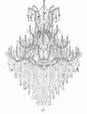 Maria Theresa Crystal Chandelier Lighting H 72" W 52" Trimmed With Spectra (Tm) Crystal - Reliable Crystal Quality By Swarovski - Cjd-Cs/B12/2181/52Sw