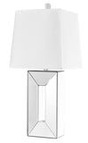 ZC121-ML9302 - Regency Decor: Sparkle Collection 1-Light Silver Finish Table Lamp