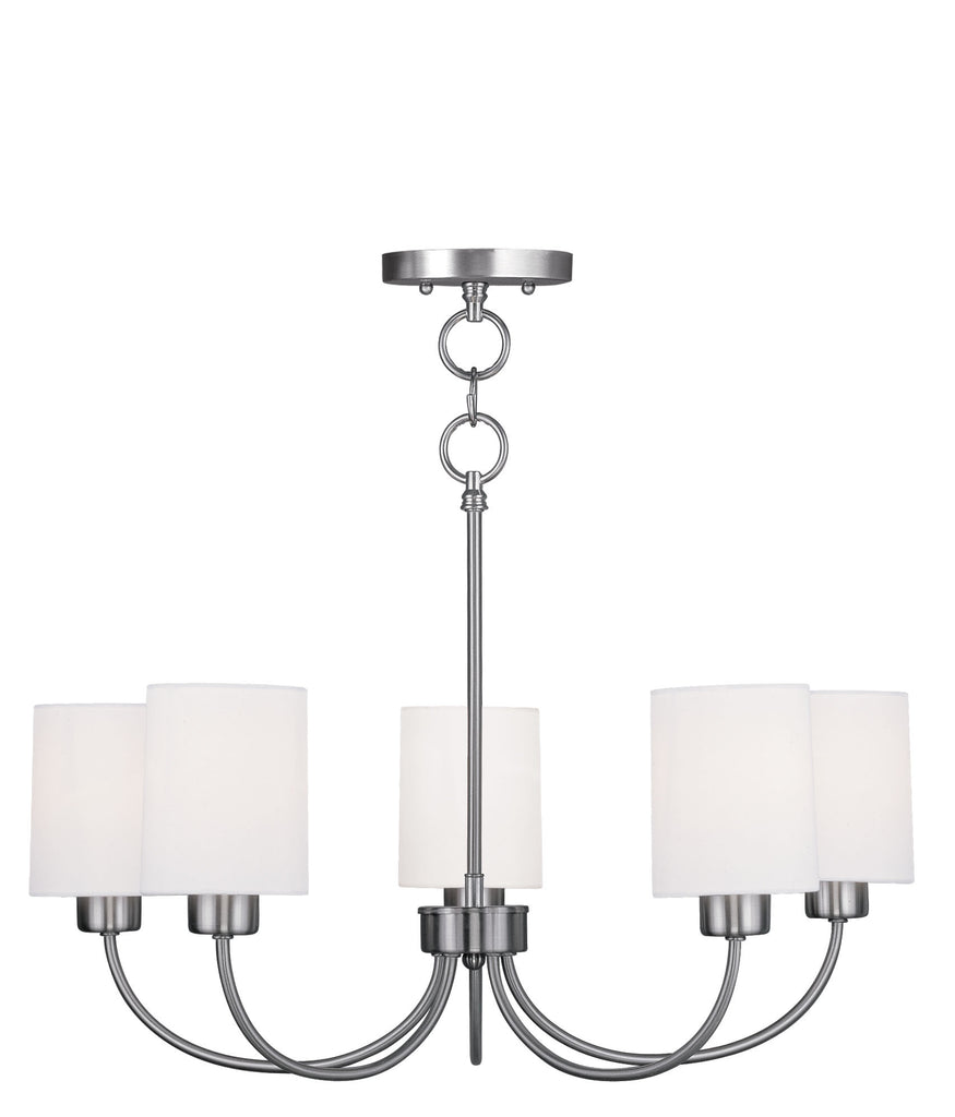 Livex Sussex 5 Light BN Chandelier/Ceiling Mount - C185-5265-91