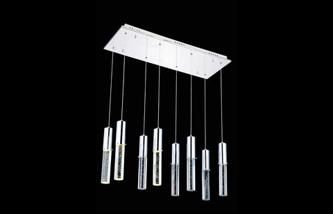 C121-2056D8O/RC - Regency Lighting: Diva 8 light Chrome Pendant Clear Royal Cut Crystal