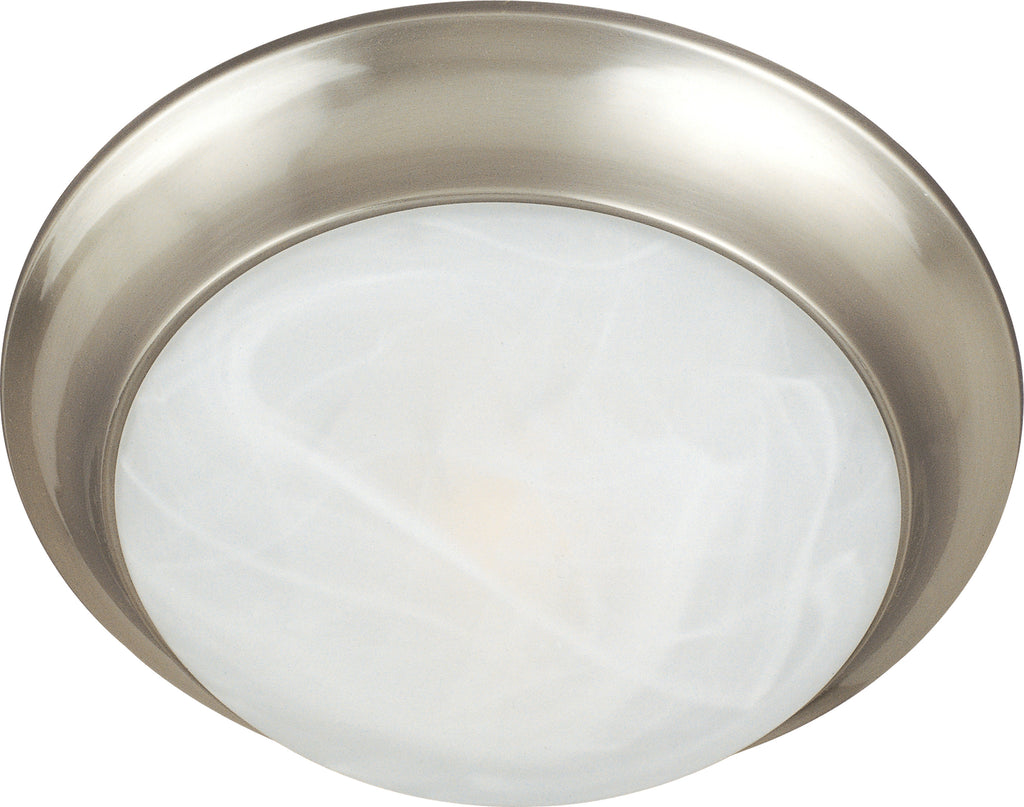 Essentials 1-Light Flush Mount Satin Nickel - C157-5850MRSN