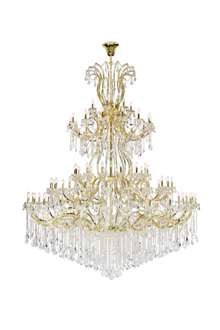 ZC121-2800G120G/RC - Regency Lighting: Maria Theresa 84 light Gold Chandelier Clear Royal Cut Crystal