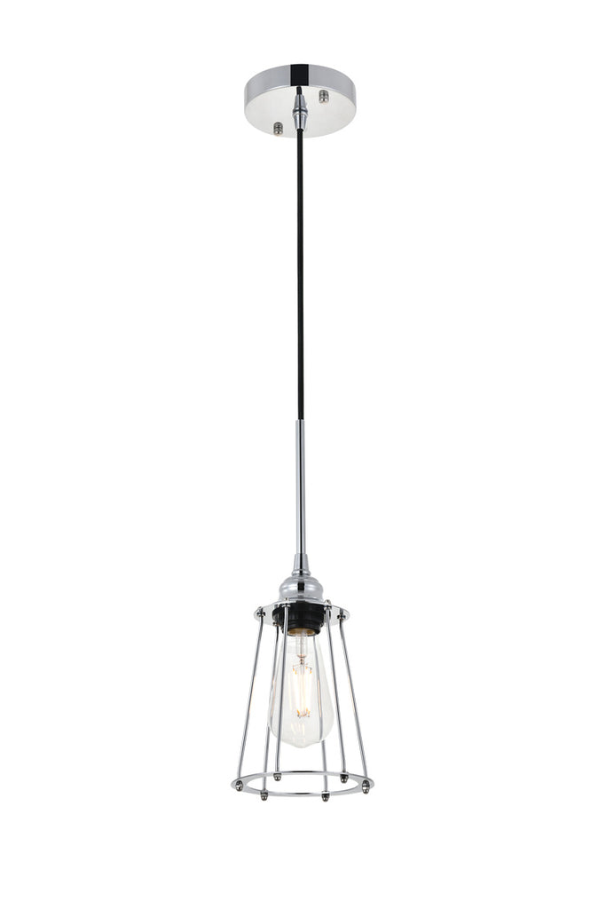 ZC121-LD4047D5C - Living District: Auspice 1 light chrome Pendant