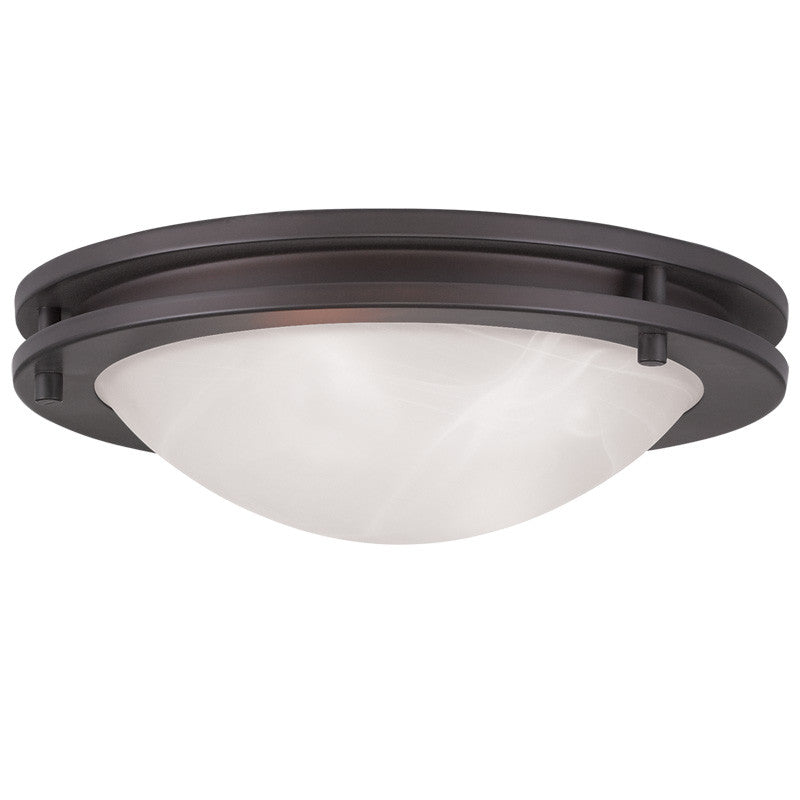 Livex Ariel 2 Light Bronze Ceiling Mount - C185-7057-07