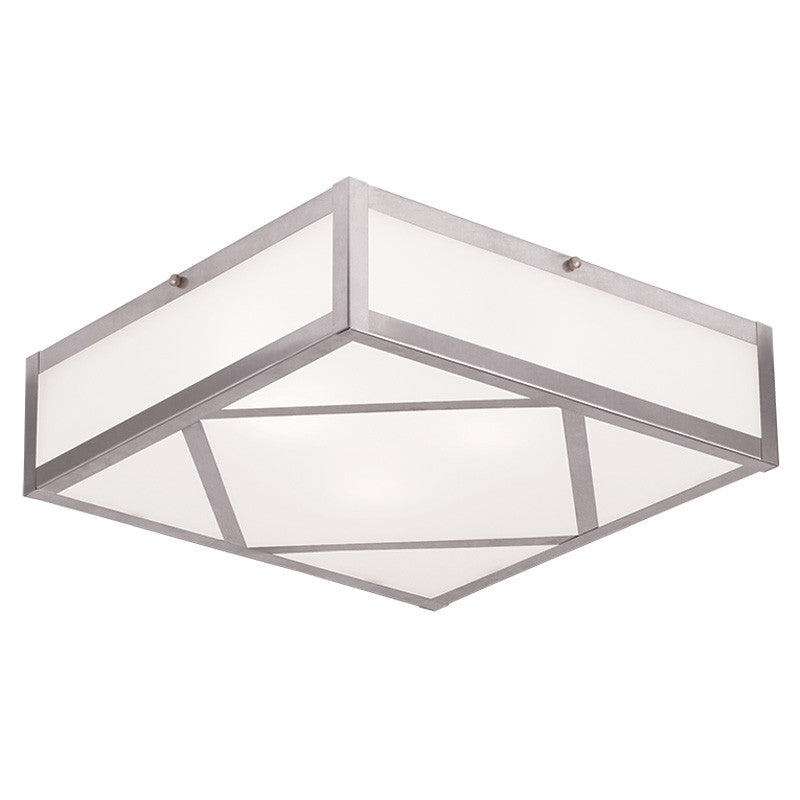 Livex Viper 4 Light Brushed Nickel Ceiling Mount - C185-7134-91