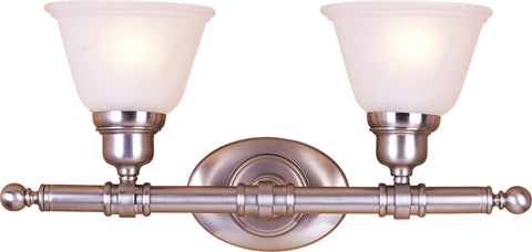 Essentials 2-Light Bath Vanity Satin Nickel - C157-7142FTSN