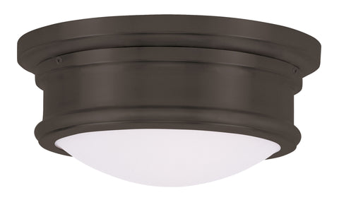 Livex Astor 2 Light Bronze Ceiling Mount - C185-7341-07